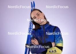 24.11.2023, Oestersund, Sweden, (SWE): Arina Kryukova (KAZ) - IBU World Cup Biathlon, photoshooting, Oestersund (SWE). www.nordicfocus.com. © Manzoni/NordicFocus. Every downloaded picture is fee-liable.