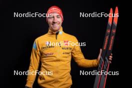 23.11.2023, Oestersund, Sweden, (SWE): David Zobel (GER) - IBU World Cup Biathlon, photoshooting, Oestersund (SWE). www.nordicfocus.com. © Manzoni/NordicFocus. Every downloaded picture is fee-liable.