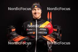 24.11.2023, Oestersund, Sweden, (SWE): Florent Claude (BEL) - IBU World Cup Biathlon, photoshooting, Oestersund (SWE). www.nordicfocus.com. © Manzoni/NordicFocus. Every downloaded picture is fee-liable.