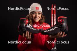 28.11.2023, Oestersund, Sweden, (SWE): Emily Dickson (CAN) - IBU World Cup Biathlon, photoshooting, Oestersund (SWE). www.nordicfocus.com. © Manzoni/NordicFocus. Every downloaded picture is fee-liable.