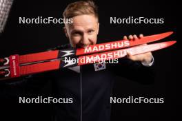 27.11.2023, Oestersund, Sweden, (SWE): Timofei Lapshin (KOR) - IBU World Cup Biathlon, photoshooting, Oestersund (SWE). www.nordicfocus.com. © Manzoni/NordicFocus. Every downloaded picture is fee-liable.