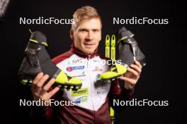 24.11.2023, Oestersund, Sweden, (SWE): Aleksandrs Patrijuks (LAT) - IBU World Cup Biathlon, photoshooting, Oestersund (SWE). www.nordicfocus.com. © Manzoni/NordicFocus. Every downloaded picture is fee-liable.