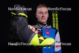 23.11.2023, Oestersund, Sweden, (SWE): Marten Aolaid (EST) - IBU World Cup Biathlon, photoshooting, Oestersund (SWE). www.nordicfocus.com. © Manzoni/NordicFocus. Every downloaded picture is fee-liable.