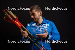 28.11.2023, Oestersund, Sweden, (SWE): Nikolaos Tsourekas (GRE) - IBU World Cup Biathlon, photoshooting, Oestersund (SWE). www.nordicfocus.com. © Manzoni/NordicFocus. Every downloaded picture is fee-liable.