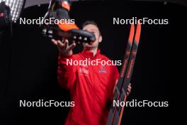 23.11.2023, Oestersund, Sweden, (SWE): Christian Gow (CAN) - IBU World Cup Biathlon, photoshooting, Oestersund (SWE). www.nordicfocus.com. © Manzoni/NordicFocus. Every downloaded picture is fee-liable.