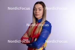 24.11.2023, Oestersund, Sweden, (SWE): Andreea Mezdrea (ROU) - IBU World Cup Biathlon, photoshooting, Oestersund (SWE). www.nordicfocus.com. © Manzoni/NordicFocus. Every downloaded picture is fee-liable.