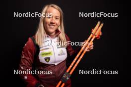 24.11.2023, Oestersund, Sweden, (SWE): Baiba Bendika (LAT) - IBU World Cup Biathlon, photoshooting, Oestersund (SWE). www.nordicfocus.com. © Manzoni/NordicFocus. Every downloaded picture is fee-liable.