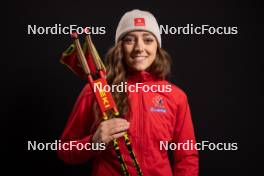 28.11.2023, Oestersund, Sweden, (SWE): Emily Dickson (CAN) - IBU World Cup Biathlon, photoshooting, Oestersund (SWE). www.nordicfocus.com. © Manzoni/NordicFocus. Every downloaded picture is fee-liable.