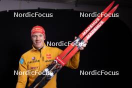 23.11.2023, Oestersund, Sweden, (SWE): Roman Rees (GER) - IBU World Cup Biathlon, photoshooting, Oestersund (SWE). www.nordicfocus.com. © Manzoni/NordicFocus. Every downloaded picture is fee-liable.