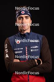 27.11.2023, Oestersund, Sweden, (SWE): Sean Doherty (USA) - IBU World Cup Biathlon, photoshooting, Oestersund (SWE). www.nordicfocus.com. © Manzoni/NordicFocus. Every downloaded picture is fee-liable.