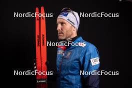 28.11.2023, Oestersund, Sweden, (SWE): Simon Eder (AUT) - IBU World Cup Biathlon, photoshooting, Oestersund (SWE). www.nordicfocus.com. © Manzoni/NordicFocus. Every downloaded picture is fee-liable.