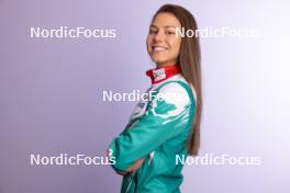 27.11.2023, Oestersund, Sweden, (SWE): Lora Hristova (BUL) - IBU World Cup Biathlon, photoshooting, Oestersund (SWE). www.nordicfocus.com. © Manzoni/NordicFocus. Every downloaded picture is fee-liable.