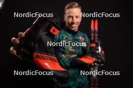 28.11.2023, Oestersund, Sweden, (SWE): Karol Dombrovski (LTU) - IBU World Cup Biathlon, photoshooting, Oestersund (SWE). www.nordicfocus.com. © Manzoni/NordicFocus. Every downloaded picture is fee-liable.