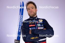 27.11.2023, Oestersund, Sweden, (SWE): Antonin Guigonnat (FRA) - IBU World Cup Biathlon, photoshooting, Oestersund (SWE). www.nordicfocus.com. © Manzoni/NordicFocus. Every downloaded picture is fee-liable.