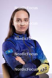 24.11.2023, Oestersund, Sweden, (SWE): Arina Kryukova (KAZ) - IBU World Cup Biathlon, photoshooting, Oestersund (SWE). www.nordicfocus.com. © Manzoni/NordicFocus. Every downloaded picture is fee-liable.