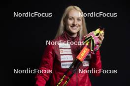 07.12.2023, Oestersund, Sweden (SWE): Katerina Janatova (CZE) - FIS world cup cross-country, photoshooting, Oestersund (SWE). www.nordicfocus.com. © Modica/NordicFocus. Every downloaded picture is fee-liable.