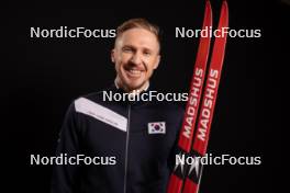 27.11.2023, Oestersund, Sweden, (SWE): Timofei Lapshin (KOR) - IBU World Cup Biathlon, photoshooting, Oestersund (SWE). www.nordicfocus.com. © Manzoni/NordicFocus. Every downloaded picture is fee-liable.