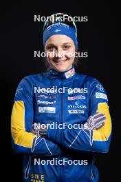 23.11.2023, Oestersund, Sweden, (SWE): Stina Nilsson (SWE) - IBU World Cup Biathlon, photoshooting, Oestersund (SWE). www.nordicfocus.com. © Manzoni/NordicFocus. Every downloaded picture is fee-liable.