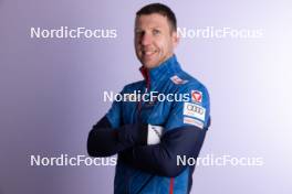 28.11.2023, Oestersund, Sweden, (SWE): David Komatz (AUT) - IBU World Cup Biathlon, photoshooting, Oestersund (SWE). www.nordicfocus.com. © Manzoni/NordicFocus. Every downloaded picture is fee-liable.