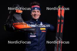 23.11.2023, Oestersund, Sweden, (SWE): Tommaso Giacomel (ITA) - IBU World Cup Biathlon, photoshooting, Oestersund (SWE). www.nordicfocus.com. © Manzoni/NordicFocus. Every downloaded picture is fee-liable.