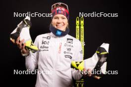 24.11.2023, Oestersund, Sweden, (SWE): Karoline Offigstad Knotten (NOR) - IBU World Cup Biathlon, photoshooting, Oestersund (SWE). www.nordicfocus.com. © Manzoni/NordicFocus. Every downloaded picture is fee-liable.