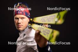 24.11.2023, Oestersund, Sweden, (SWE): Johannes Dale (NOR) - IBU World Cup Biathlon, photoshooting, Oestersund (SWE). www.nordicfocus.com. © Manzoni/NordicFocus. Every downloaded picture is fee-liable.