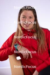 23.11.2023, Oestersund, Sweden, (SWE): Nadia Moser (CAN) - IBU World Cup Biathlon, photoshooting, Oestersund (SWE). www.nordicfocus.com. © Manzoni/NordicFocus. Every downloaded picture is fee-liable.