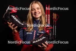 27.11.2023, Oestersund, Sweden, (SWE): Margie Freed (USA) - IBU World Cup Biathlon, photoshooting, Oestersund (SWE). www.nordicfocus.com. © Manzoni/NordicFocus. Every downloaded picture is fee-liable.