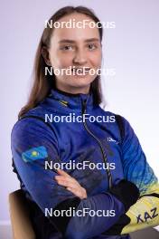 24.11.2023, Oestersund, Sweden, (SWE): Arina Kryukova (KAZ) - IBU World Cup Biathlon, photoshooting, Oestersund (SWE). www.nordicfocus.com. © Manzoni/NordicFocus. Every downloaded picture is fee-liable.