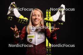 24.11.2023, Oestersund, Sweden, (SWE): Baiba Bendika (LAT) - IBU World Cup Biathlon, photoshooting, Oestersund (SWE). www.nordicfocus.com. © Manzoni/NordicFocus. Every downloaded picture is fee-liable.