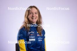 23.11.2023, Oestersund, Sweden, (SWE): Mona Brorsson (SWE) - IBU World Cup Biathlon, photoshooting, Oestersund (SWE). www.nordicfocus.com. © Manzoni/NordicFocus. Every downloaded picture is fee-liable.