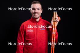 23.11.2023, Oestersund, Sweden, (SWE): Christian Gow (CAN) - IBU World Cup Biathlon, photoshooting, Oestersund (SWE). www.nordicfocus.com. © Manzoni/NordicFocus. Every downloaded picture is fee-liable.