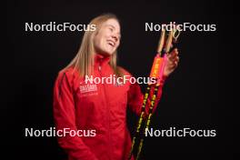 28.11.2023, Oestersund, Sweden, (SWE): Emma Lunder (CAN) - IBU World Cup Biathlon, photoshooting, Oestersund (SWE). www.nordicfocus.com. © Manzoni/NordicFocus. Every downloaded picture is fee-liable.