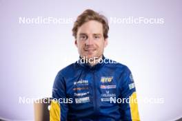 23.11.2023, Oestersund, Sweden, (SWE): Jesper Nelin (SWE) - IBU World Cup Biathlon, photoshooting, Oestersund (SWE). www.nordicfocus.com. © Manzoni/NordicFocus. Every downloaded picture is fee-liable.