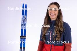 27.11.2023, Oestersund, Sweden, (SWE): Deedra Irwin (USA) - IBU World Cup Biathlon, photoshooting, Oestersund (SWE). www.nordicfocus.com. © Manzoni/NordicFocus. Every downloaded picture is fee-liable.