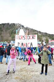 31.03.2023, Planica, Slovenia (SLO): feature: fans, spectators - FIS world cup ski flying men, individual HS240, Planica (SLO). www.nordicfocus.com. © Reichert/NordicFocus. Every downloaded picture is fee-liable.