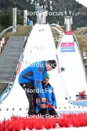 28.12.2023, Oberstdorf, Germany (GER): feature: preparation ongoing - FIS world cup ski jumping men, four hills tournament, individual HS137, Oberstdorf (GER). www.nordicfocus.com. © Reichert/NordicFocus. Every downloaded picture is fee-liable.