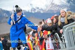 31.12.2023, Garmisch, Germany (GER): Giovanni Bresadola (ITA) - FIS world cup ski jumping men, four hills tournament, individual HS142, Garmisch (GER). www.nordicfocus.com. © Reichert/NordicFocus. Every downloaded picture is fee-liable.