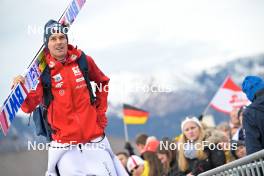 31.12.2023, Garmisch, Germany (GER): Piotr Zyla (POL) - FIS world cup ski jumping men, four hills tournament, individual HS142, Garmisch (GER). www.nordicfocus.com. © Reichert/NordicFocus. Every downloaded picture is fee-liable.