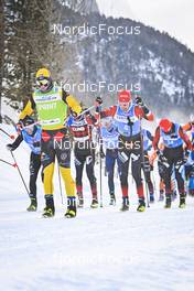 21.01.2023, Zuoz Switzerland (SUI): Alfred Buskqvist (SWE), Oskar Kardin (SWE), (l-r) - Ski Classics La Diagonela, Zuoz (SUI). www.nordicfocus.com. © Reichert/NordicFocus. Every downloaded picture is fee-liable.