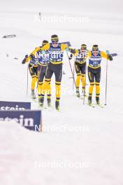 09.12.2023, Bad Gastein, Austria (AUT): Anton Elvseth (NOR), Eddie Edstroem (SWE), (l-r) - Visma Ski Classics Bad Gastein PTT - Bad Gastein (AUT). www.nordicfocus.com. © Reichert/NordicFocus. Every downloaded picture is fee-liable.