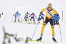 10.12.2023, Bad Gastein, Austria (AUT): Sofie Elebro (SWE), Karolina Hedenstroem (SWE), Silje Oeyre Slind (NOR), (l-r) - Ski Classics Bad Gastein Criterium - Bad Gastein (AUT). www.nordicfocus.com. © Reichert/NordicFocus. Every downloaded picture is fee-liable.