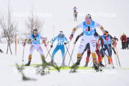 10.12.2023, Bad Gastein, Austria (AUT): Frida Erkers (SWE), Hedda Baangman (SWE), (l-r) - Ski Classics Bad Gastein Criterium - Bad Gastein (AUT). www.nordicfocus.com. © Reichert/NordicFocus. Every downloaded picture is fee-liable.