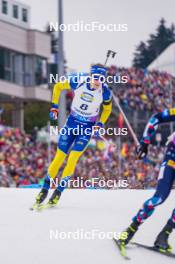 06.01.2024, Oberhof, Germany (GER): Martin Ponsiluoma (SWE) - IBU World Cup Biathlon, pursuit men, Oberhof (GER). www.nordicfocus.com. © Thibaut/NordicFocus. Every downloaded picture is fee-liable.