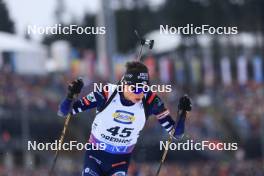 06.01.2024, Oberhof, Germany (GER): Eric Perrot (FRA) - IBU World Cup Biathlon, pursuit men, Oberhof (GER). www.nordicfocus.com. © Manzoni/NordicFocus. Every downloaded picture is fee-liable.