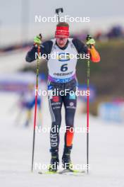 06.01.2024, Oberhof, Germany (GER): Johannes Kuehn (GER) - IBU World Cup Biathlon, pursuit men, Oberhof (GER). www.nordicfocus.com. © Thibaut/NordicFocus. Every downloaded picture is fee-liable.