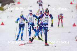 06.01.2024, Oberhof, Germany (GER): Vladislav Kireyev (KAZ) - IBU World Cup Biathlon, pursuit men, Oberhof (GER). www.nordicfocus.com. © Thibaut/NordicFocus. Every downloaded picture is fee-liable.