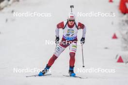 06.01.2024, Oberhof, Germany (GER): Renars Birkentals (LAT) - IBU World Cup Biathlon, pursuit men, Oberhof (GER). www.nordicfocus.com. © Thibaut/NordicFocus. Every downloaded picture is fee-liable.