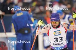 06.01.2024, Oberhof, Germany (GER): Jeremy Finello (SUI) - IBU World Cup Biathlon, pursuit men, Oberhof (GER). www.nordicfocus.com. © Thibaut/NordicFocus. Every downloaded picture is fee-liable.