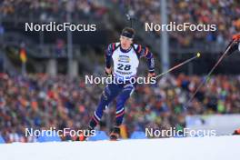 06.01.2024, Oberhof, Germany (GER): Fabien Claude (FRA) - IBU World Cup Biathlon, pursuit men, Oberhof (GER). www.nordicfocus.com. © Manzoni/NordicFocus. Every downloaded picture is fee-liable.